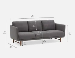 AARON 3-seater sofa