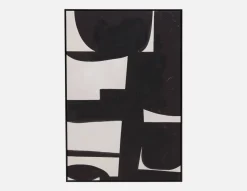 ABBIE framed wall art 83 x 123cm