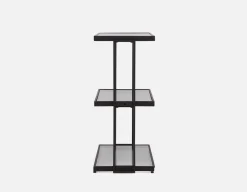 AGLAYA 3-Tier tempered Glass Shelves 132cm