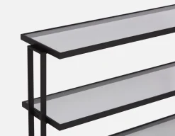 AGLAYA 3-Tier tempered Glass Shelves 132cm