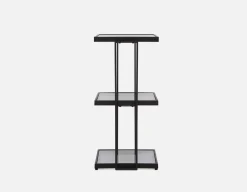 AGLAYA 3-Tier tempered Glass Shelves 84cm