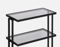 AGLAYA 3-Tier tempered Glass Shelves 84cm