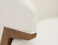 AKSEL leather dining chair