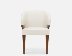 AKSEL leather dining chair