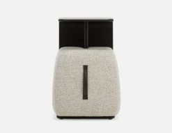 ALANA end table with ottoman