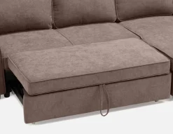 ALEX modern interchangeable sectional sofa-bed with storage