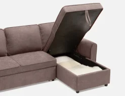 ALEX modern interchangeable sectional sofa-bed with storage