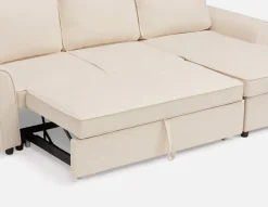 ALEX modern interchangeable sectional sofa-bed with storage
