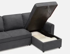 ALEX modern interchangeable sectional sofa-bed with storage