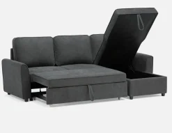 ALEX modern interchangeable sectional sofa-bed with storage
