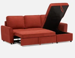 ALEX modern interchangeable sectional sofa-bed with storage