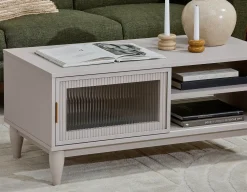 ALLESSIO modern contemporary coffee table with storage