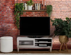 ALLESSIO modern contemporary media unit 120 cm