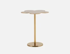 ALMATY set of 3 aluminum and iron nesting tables