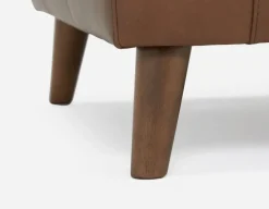 AMARI 100% leather classic club chair