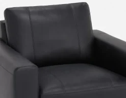 AMARI 100% leather classic club chair