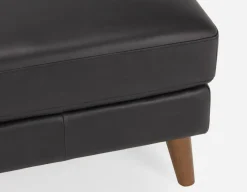 AMARI 100% leather classic ottoman