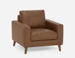 AMARI 100% leather classic ottoman