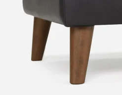 AMARI 100% leather classic ottoman
