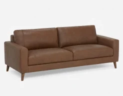 AMARI 100% leather classic ottoman