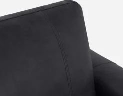AMARI 100% leather classic 3-seater sofa