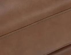 AMARI 100% leather classic 3-seater sofa