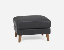 AMARI 100% leather classic 3-seater sofa