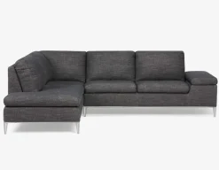 ANDREW left-facing sectional sofa in performance fabric