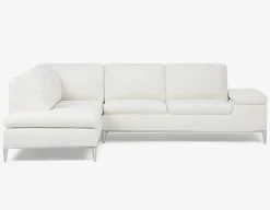 ANDREW left-facing sectional sofa in performance fabric