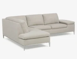 ANDREW left-facing sectional sofa in performance fabric