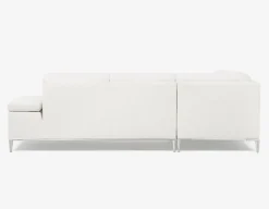 ANDREW left-facing sectional sofa in performance fabric