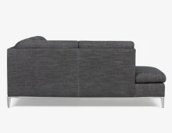 ANDREW left-facing sectional sofa in performance fabric