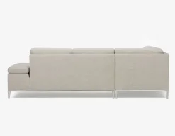 ANDREW left-facing sectional sofa in performance fabric