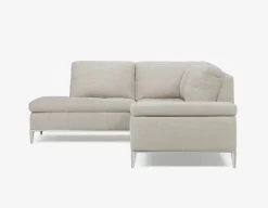ANDREW left-facing sectional sofa in performance fabric
