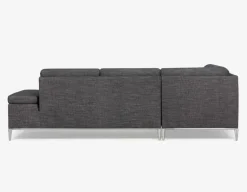 ANDREW left-facing sectional sofa in performance fabric