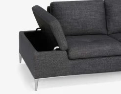 ANDREW right-facing sectional sofa in performance fabric