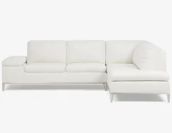 ANDREW right-facing sectional sofa in performance fabric