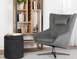 ANITA modern contemporary swivel armchair
