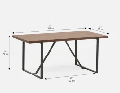 ARDA dining table 180 cm