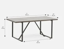 ARDA dining table 180 cm