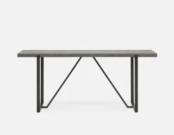 ARDA faux conrete top 180 cm dining table