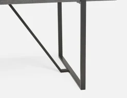 ARDA faux conrete top 180 cm dining table