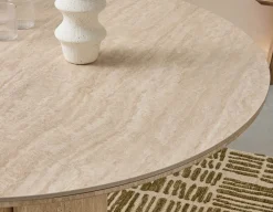 ARVARA modern scandinavian round dining table 135 cm