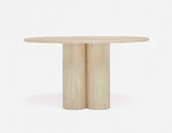 ARVARA modern scandinavian round dining table 135 cm