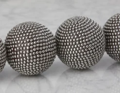 AYLA set of 4 decorative balls 10 cm