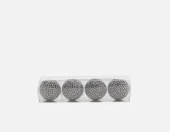 AYLA set of 4 decorative balls 7 cm