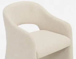 AZROU modern minimalist dining armchair