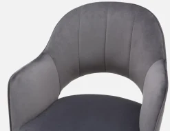BAILEY contemporary velvet dining armchair