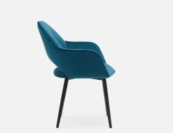 BAILEY contemporary velvet dining armchair