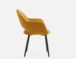 BAILEY contemporary velvet dining armchair